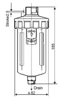 2mpa 15mpa drainer pneumaticcontrol